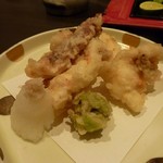 旬彩 和樂 - ヤリイカげそ天麩羅