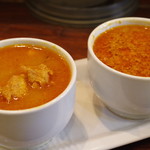 Raffles curry - チキン、キーマ