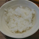 米どころん - 新潟県産コシヒカリを釜で炊いたご飯（ちょ～小盛）