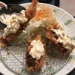 Katsubee - 特選かき 海老1定食
