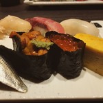 赤坂 すし 秀 - ランチ お任せ握り10貫