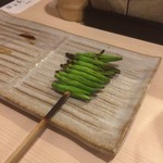 焼鳥 おみ乃 - 金針菜