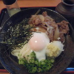 さぬきうどん冨家 - 牛肉ぶっかけ（冷） 1,070円