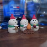 灯 - まだ 雪だるま、、