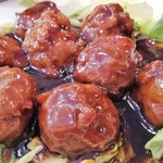 上海亭 - 豚だんご酢味のアップ