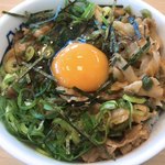 松屋 甲府荒川店 - ガリたま牛めし完成