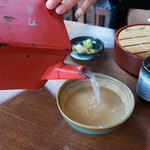 刀屋 - とろーり蕎麦湯