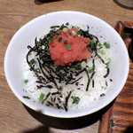 麺と心 7 - 明太子ご飯 バター醤油