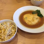 チャイニーズキッチン KURO - ミニチャーハンとカニ玉