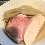 らぁ麺 紫陽花 - 濃厚つけ麺、大盛