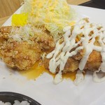 ぱっぷや 市民市場店 - 油淋鶏＆チキン南蛮定食(アップ2)