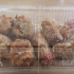 やまよし - 赤ウインナーとシュウマイのフライ