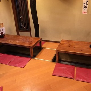 掘りごたつ席【6名～8名様】