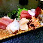 十八番 - ちょい刺し盛り。