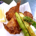 十八番 - フグの唐揚げ。