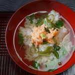 大喜庵 - めかぶ茶漬け