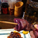 やきとん ひょっとこ - レバー炙り塩