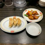 餃子の王将 - ジャストサイズ・餃子と酢豚