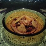 SALONE 2007 - 温前菜：トリッパ・ウズラ豆・スカモルツァ（2018.2）