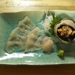 海さくら - お刺身、ヒラメ。