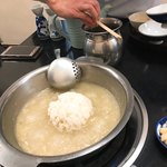 水たき 長野 - 〆の雑炊