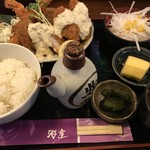 寿司居酒屋 海座 - 海鮮フライ定食