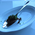 サーラ アマービレ - フォアグラのポワレ　ワイルドライスと花山椒添え（11.5月）