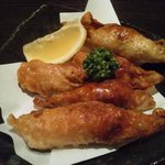 Izakaya Yumezou - 鶏皮ぎょうざ（初めて食べたな！）