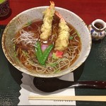 麻布茶房 - 海老天そば