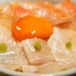 立場割烹 SSAW - 季節のぜいたく御膳 1000円 の金目鯛と寒平目の漬け丼