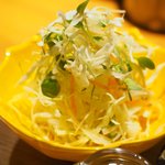立場割烹 SSAW - 季節のぜいたく御膳 1000円 の七種の野菜サラダ