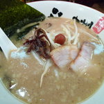 はしばやん - 羽紫ラーメン￥750【麺半分・ネギ抜き】