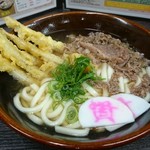 資さんうどん - 肉＆ゴボ天うどん　¥700