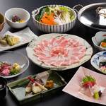 りんせん穀 - 季節の素材を活かした春の宴会料理コースの一例。