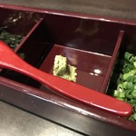 うなぎ 蓬春 - 薬味