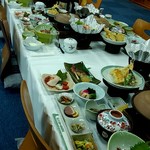 富士緑の休暇村 - 夜の宴会料理