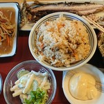 千葉都町食堂 - あさり炊き込みご飯2/末まで。大盛です！