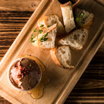 white liver mousse