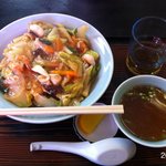 中華園 - 2011年3月28日(月)訪問　いつもの中華丼(^^♪