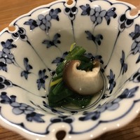 やまさん - 春菊のおひたし。