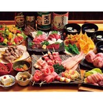 焼鳥さくら - 『さくら満開コース』2時間飲み放題付き4500円(税込)