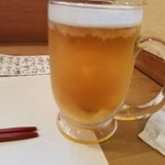 漁菜克献 - ビール(*´∀｀*)ﾌﾟﾊｧ
