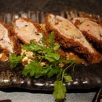 とんかつ マンジェ - フォアグラ　とんかつです