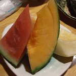 魚道場 - フルーツ盛り合わせ