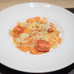 CIAK - All Day Italian - 私の前菜はSmoked Salmon Carpaccio　なかなかうまいです