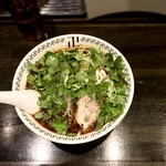 スパイス・ラー麺 卍力 - ＜2018年02月再訪・41回目＞ スパイスラーメン・もやし・パクチー・にんにく・1 ,080円
