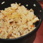 杵屋 - かやくごはんも薄味。