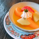 日本料理 笛吹川 -  フルーツゼリー