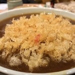味奈登庵 - カレー南蛮そばには揚げ玉だ！  
      ブチまけろ！  #BCMKR!