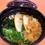 スシロー 横浜梶山店 - 春限定 桜えびと筍のおうどん：280円＋税